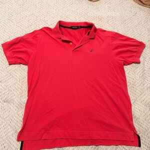 Nautica Men's Bright Red Polo Shirt